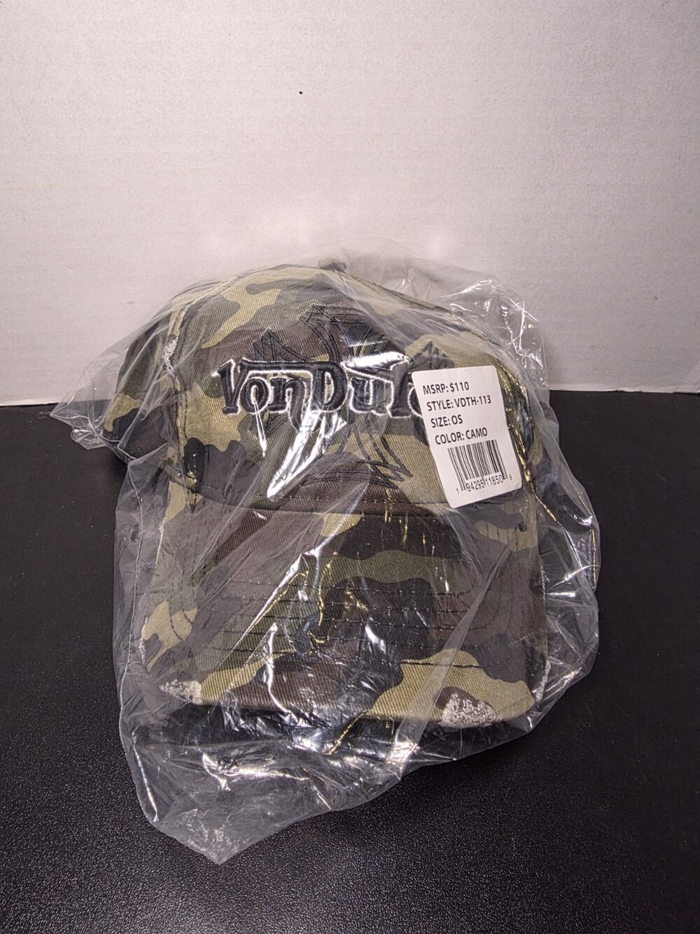 Von Dutch MotoCross Strapback Hat - Camo